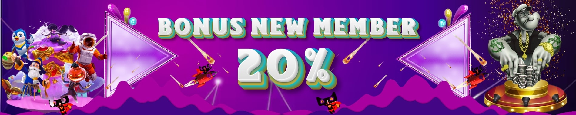 BONUS NEW MEMBER 20%